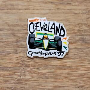 Vtg 1997 Cleveland Grand Prix Lapel Pin Racecar
